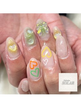 ソラール(SOLAR)/アシンメトリーネイル★