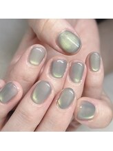 トゥーネイル(to nail)/くすみマグネットネイル