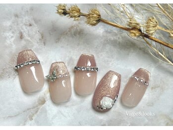 ピンクマグ 蝶 ローズ パール