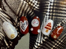 クリスマスネイル