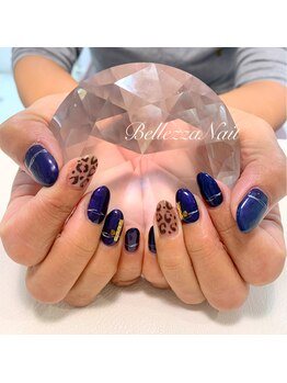 ベレッツァネイル 大阪 日本橋(BellezzaNail)/大人レオパード