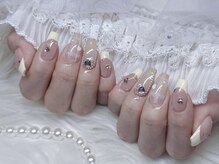 モカ 心斎橋(moca by Lee)/【Nanako】フレンチネイル