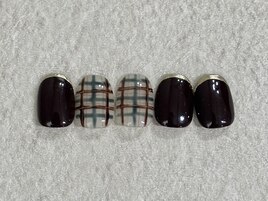 秋のニュアンスネイル♪