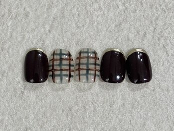 秋のニュアンスネイル♪