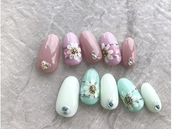 ネイルサロン ブリオン(Nail Salon Bullion)/フラワーネイル