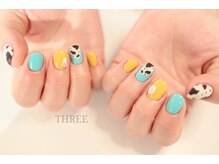 スリー 自由が丘(THREE)/牛柄をPOPに♪パステルアニマル