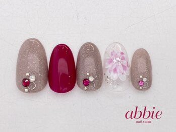 ネイルサロン アビー グランデュオ蒲田店(abbie)/大人フラワ-¥11,198