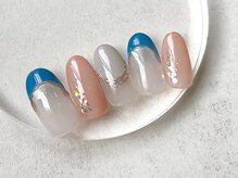 ワンアンドオンリー(One&Only)/フレンチ×ミラーネイルデザイン