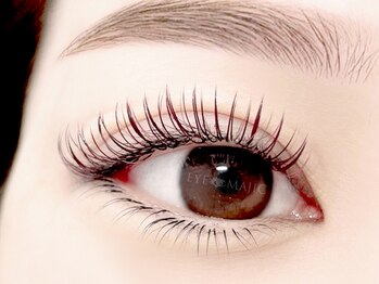 アイマジックピュア 仙台駅前店(EYE MAJIC pure)/上カラ-フラットラッシュ/下エク