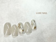 ルークネイル 恵比寿店(LUKE NAIL)/クリアグレージュニュアンス　夏
