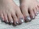 サロン ド ティス(salon de tis)の写真/【学大徒歩3分】夏のお洒落に欠かせないフットネイル☆丁寧なケアでモチも良い◎足元も可愛くして気分UP♪