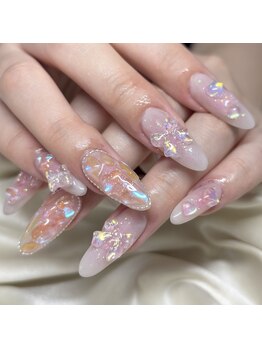 ソラール(SOLAR)/キラキラ☆うるうるネイル