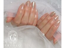 エアフォルクギンザ 横浜店(ERFOLG GINZA)/グレージュ×ゴールド♪