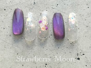 サロンストロベリームーン(Salon Strawberry Moon)/フラワーネイル ¥7980