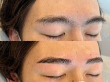 マスター アイブロウ(MASTER EYEBROW)の雰囲気（眉の生え癖も眉毛パーマで毛流れを整え理想の眉毛に◎）