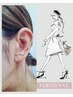 【セットメニューお得♪】耳つぼジュエリー＆立ち上げパリジェンヌ¥9000