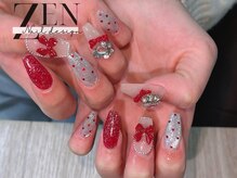 ゼン ネイル デザイン 池袋(ZEN NAIL DESIGN)/* 長 さだしやり放題×つけ放題