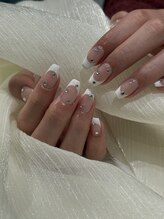 アース 新瑞橋店(HAIR & MAKE EARTH)/ホワイトフレンチ