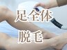 《女性◆IPL脱毛》足全体脱毛1回¥6600