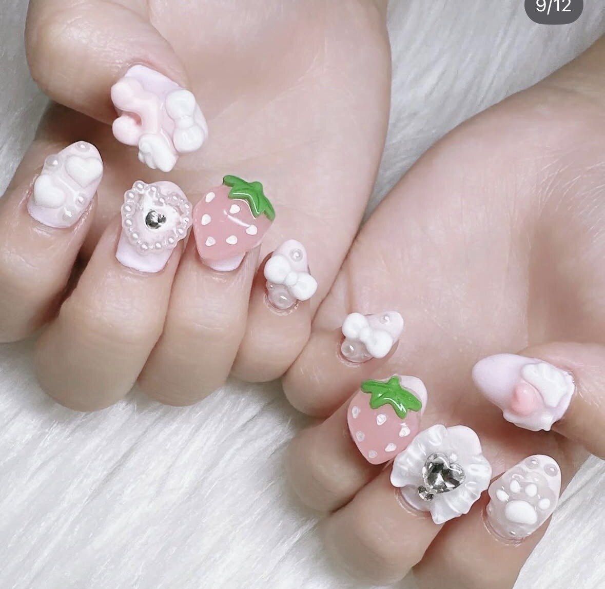 【Jrネイリスト担当★】自爪でジェル★パーツ付け放題コース\9980→\5980