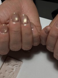 上品ピンクベージュマグネット