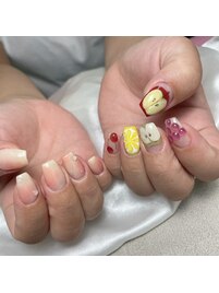 フルーツネイル/絵画ネイル