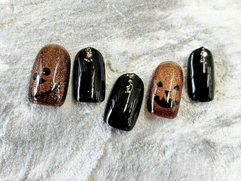 バタフライ 津田沼店(Butterfly)/定額デザインB/ハロウィンネイル