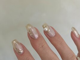 オーロラ　ゴールドミラー