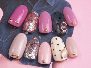 ネイルサロン キャンディネイル(Candy Nail)/ドットネイル by横山