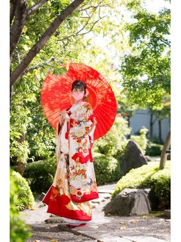 リュミエールボーテ/華やかな前撮りのお写真