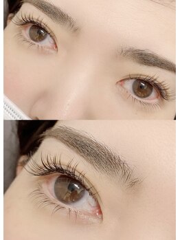 ラフ アイラッシュ 市原店(La:ugh eyelash)/セーブル120本+下エク30本