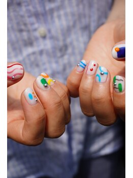 個性派ネイル