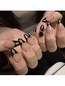 マグネットフラワーネイル