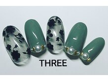 ネイルアンドまつげエクステ専門サロン スリー(THREE)/透け感ネイル