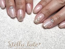 ステラルーテ(Stella lute)/大人可愛いマーメイドネイル♪