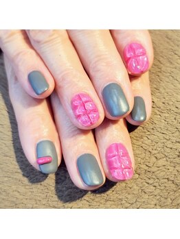 サヴァ アイラッシュアンドネイル(sava)/【バービーぷくぷくネイル】