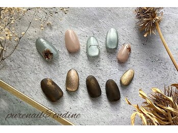 ピュアネイルアンドオンディーヌ/定額ミドルデザイン