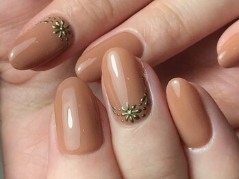 ミーナネイル(miinanail)/手描きフラワーネイル