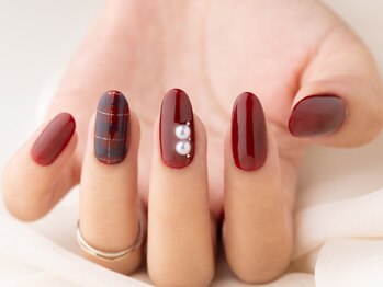 ヴァンネイル(VINGT NAIL nail&eye beauty)/チェックネイル