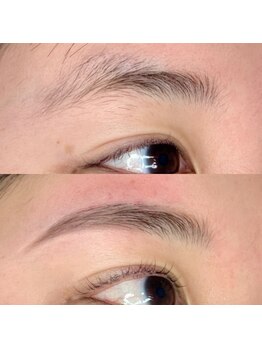 ノズ(NOZ)/アイブロウBeforeAfter