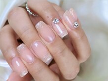 ネイルサロンアンドスクール バニラ(nailsalon&school VANILLA)/ラメグラデ