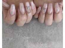 フィオル(FIOLE)/ラメグラ×リボンパーツ