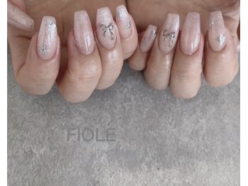 フィオル(FIOLE)/ラメグラ×リボンパーツ