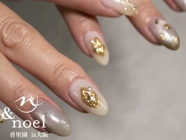 冬ネイル ニュアンス 雪の結晶