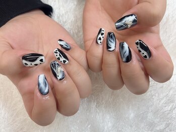 ビューティー静(Beauty静)/チップ長さだしニュアンスネイル