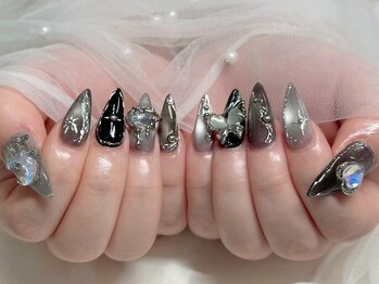 ロワ バイ ジョアアンジェ(Roi by joieange)/Y2K/平成ネイル/蝶ネイル