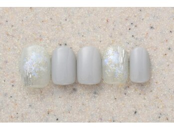 ネイルサロンプリッシュ 横浜店(prish)/6000円 ニュアンス 透明感