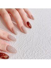 アンダーバーホワイトプラス 南海難波店(_WHITE+)/秋ネイル