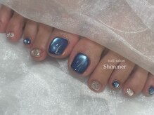 シマー(Shimmer)/フットサマーガラスマグネット