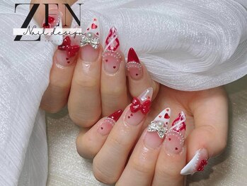 ゼン ネイル デザイン 池袋(ZEN NAIL DESIGN)/* 長 さだしやり放題×つけ放題